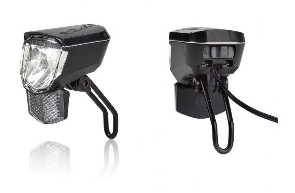 XLC LED-Scheinwerfer Sirius D45 S CL-D08 für Nabendynamo 45 Lux