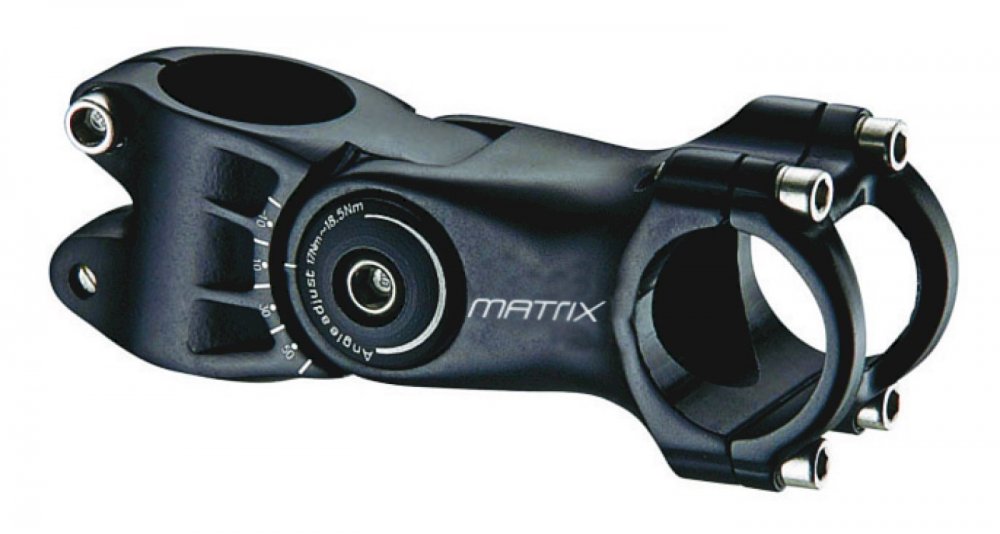 Matrix Ahead-Vorbau Race Fit Alu schwarz-matt 31,8 mm