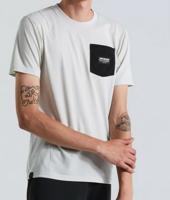 Specialized Men's Short Sleeve Pocket T-Shirt dove grey M